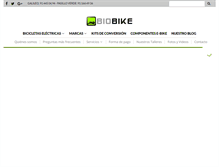 Tablet Screenshot of biobike.es